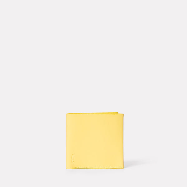 Oliver Leather Wallet in Yellow-MENS WALLET-Ally Capellino-Ally Capellino