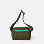 Pendle Travel & Cycle Body Bag in Army Green Front