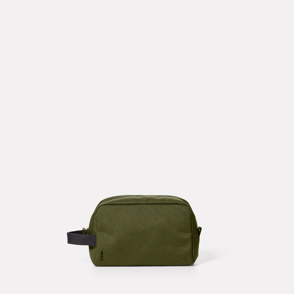 Simon Travel And Cycle Washbag in Army Green