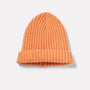 Lambswool Hat in Mango Rolled