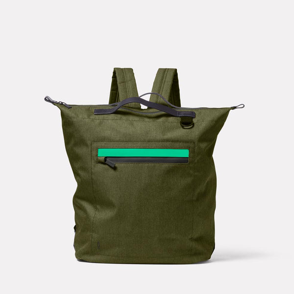 Hoy Travel & Cycle Rucksack in Army Green