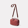 Leila Medium Calvert Leather Crossbody Bag in Oxblood Angle