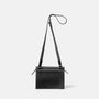 Lockie Boundary Leather Crossbody Lock Bag in Black Back