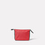 Wiggy Travel and Cycle Washbag in Red & Drizzle Back