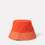 Bik Waxed Cotton Hat in Teracotta back