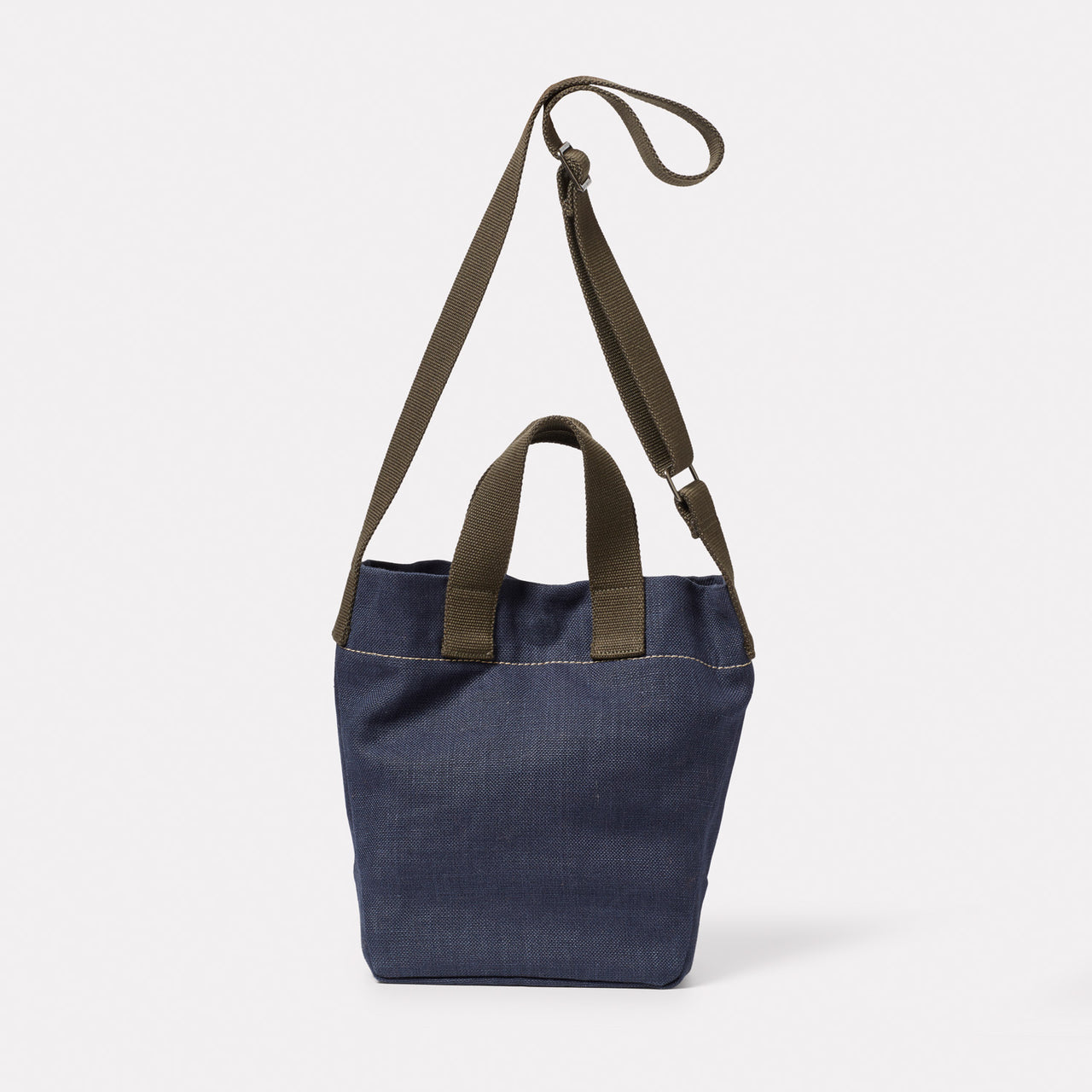 Ally Capellino X Margent Farm Bobby Hemp Bucket Bag in Navy