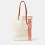 Clementine Medium Canvas Tote in Natural front