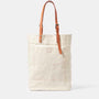 Clementine Medium Canvas Tote in Natural back
