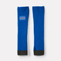 Lambswool Wrist Warmers in Green Seaweed and Speedwell
