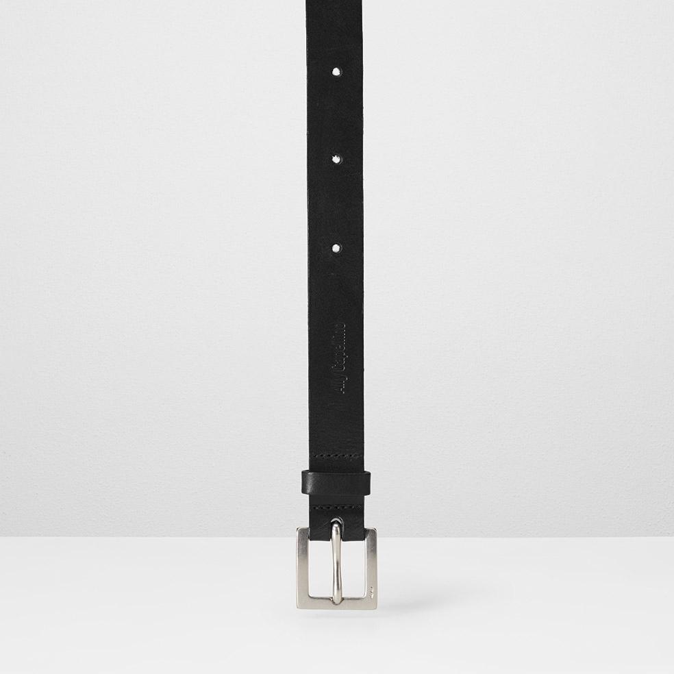 Arty 2cm Leather Belt in Black for Men and Women