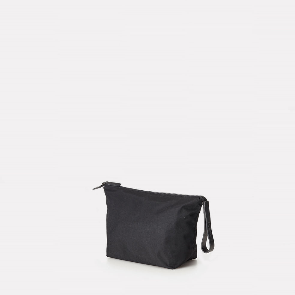 iRa Luxe Nylon Washbag In Black