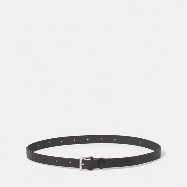 Arty Leather Belt in Black