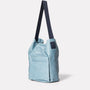 Womens, SS19, shoulder bag, bucket bag, leather bag, leather handbag, blue, denim, light blue, blue leather bag, blue bucket bag, leather bucket bag, leather shoulder bag, blue shoulder bag, blue handbag, 