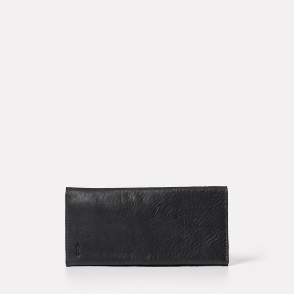 Evie Long Leather Purse in Black-SMALL LEATHER GOODS-Ally Capellino-Ally Capellino