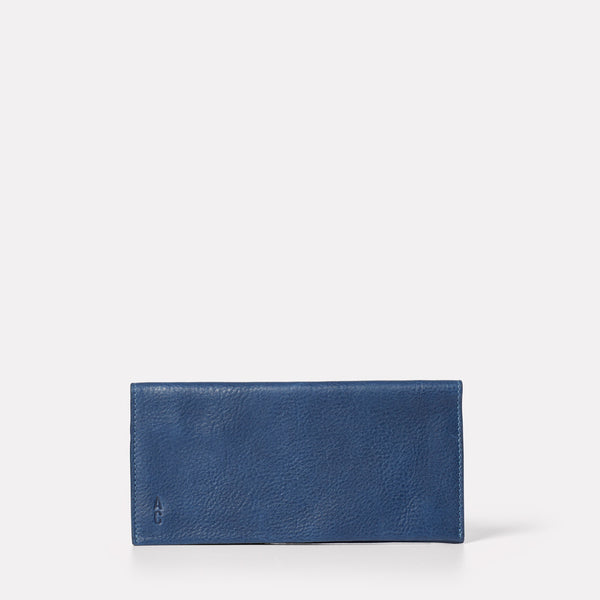 Evie Long Calvert Leather Purse in Navy-SMALL LEATHER GOODS-Ally Capellino-Ally Capellino