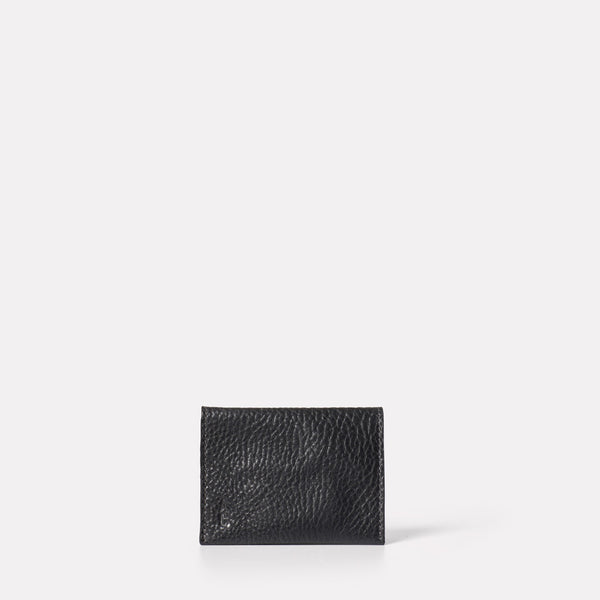 Fletcher Leather Card Holder in Black-SMALL LEATHER GOODS-Ally Capellino-Ally Capellino