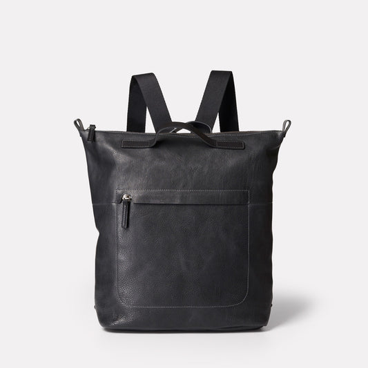 Black Laptop Backpacks Italian Leather Bags