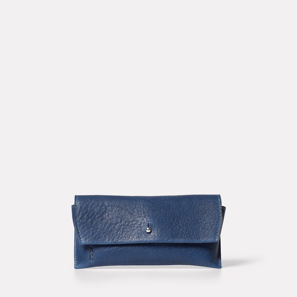 Kit Leather Glasses Case in Navy-SMALL LEATHER GOODS-Ally Capellino-Ally Capellino