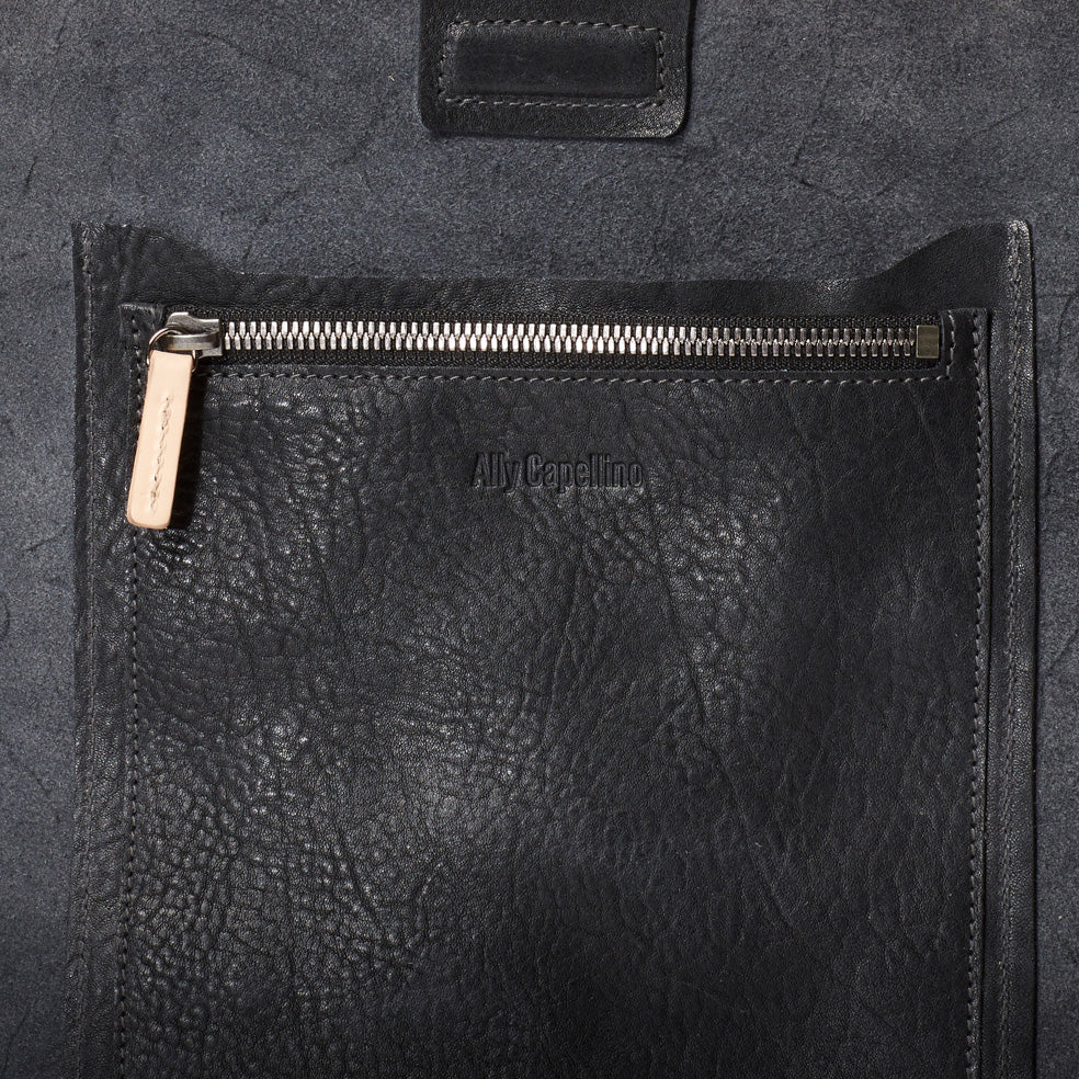 Lloyd Small Calvert Leather Bucket Bag in Black