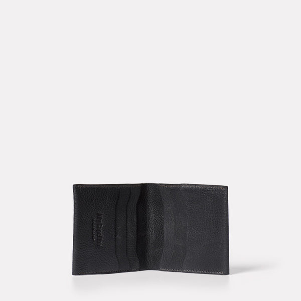 Oliver Leather Wallet in Black-SMALL LEATHER GOODS-Ally Capellino-Ally Capellino