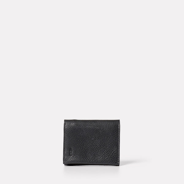 Riley Leather Coin Card Purse in Black-SMALL LEATHER GOODS-Ally Capellino-Ally Capellino