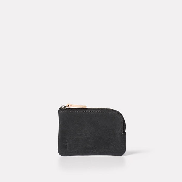 Hocker Small Leather Purse in Black