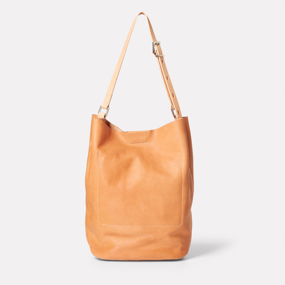Light deals leather bag