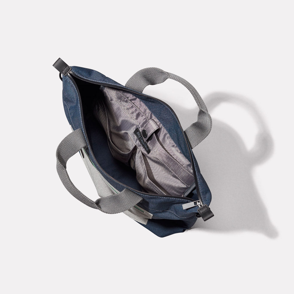 Campo Non Leather Travel Cycle Tote in Navy/Grey