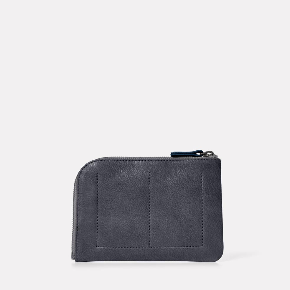 Hocker Medium Leather Purse in Dark Skies