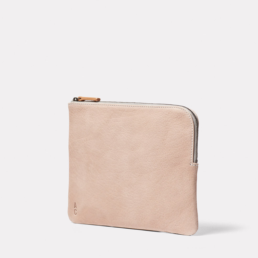 Hocker Large Leather Purse in Putty