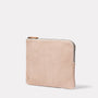 Hocker Large Leather Purse in Putty Angle