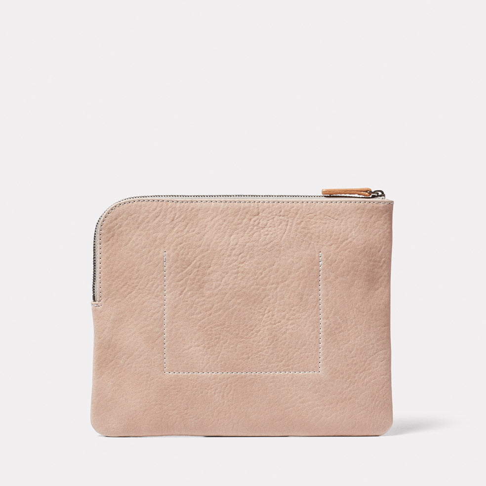 Hocker Large Leather Purse in Putty