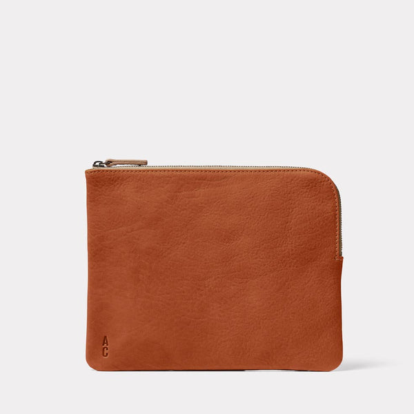 Hocker Large Leather Purse in Tan