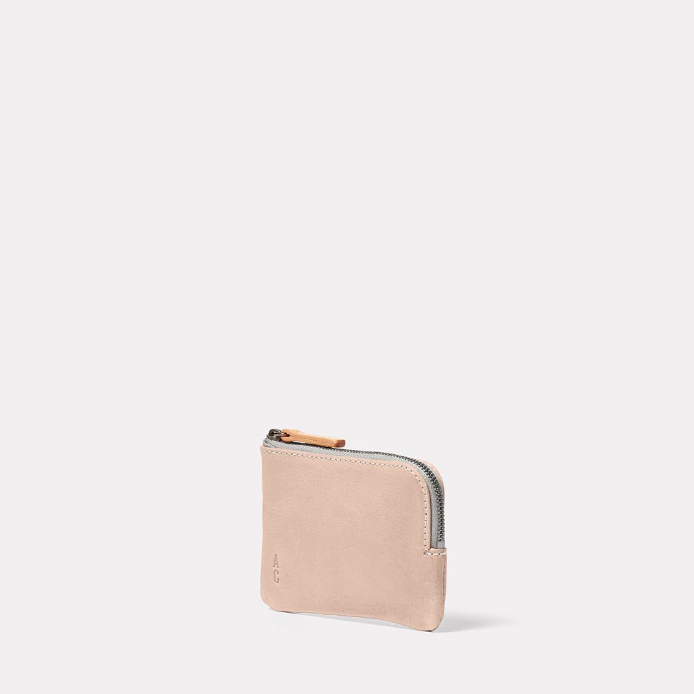 Hocker Small Leather Purse in Putty