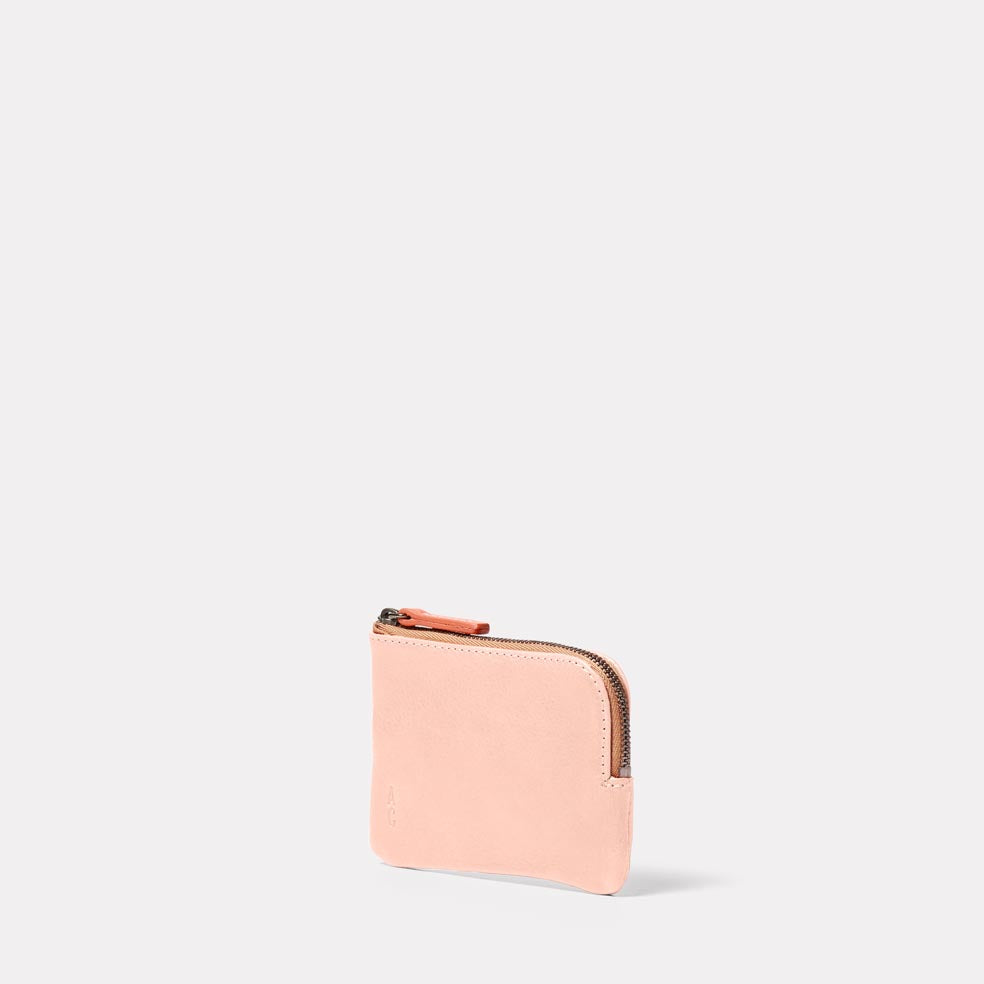 Hocker Small Leather Purse in Light Pink