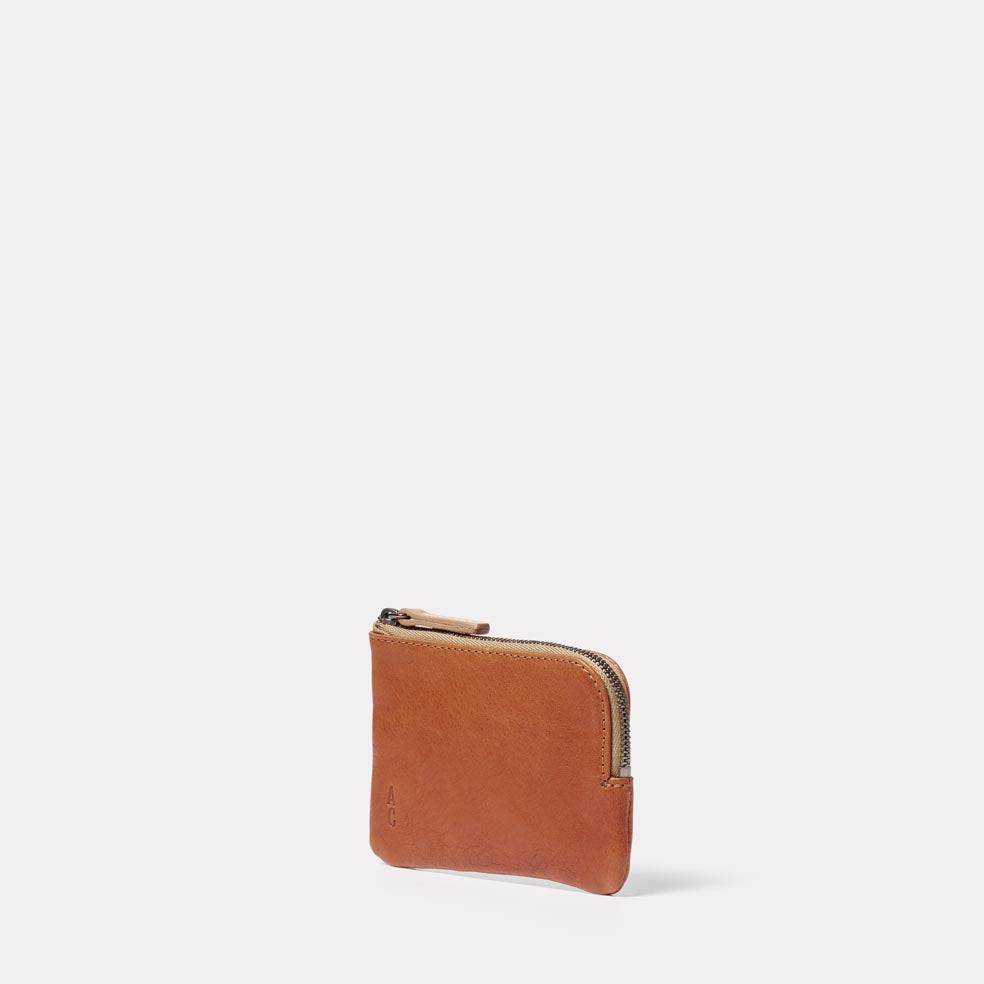 Hocker Small Leather Purse in Tan
