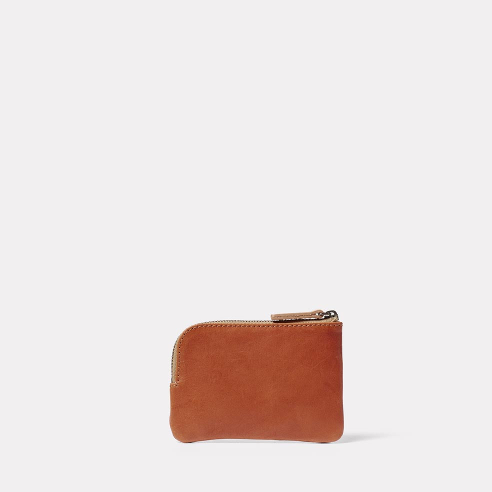 Hocker Small Leather Purse in Tan