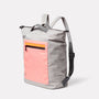 Hoy Travel and Cycle Backpack in Grey/Orange Angle