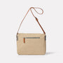 Jeremy Small Waxed Cotton Satchel in Putty Back