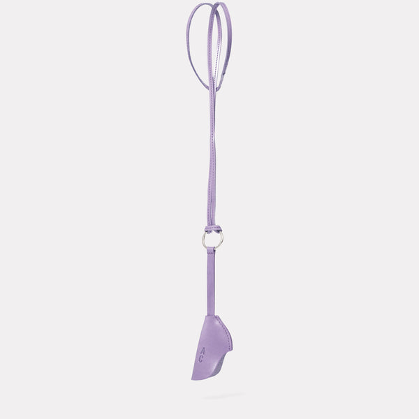 Kamal Leather Key Lanyard in Lilac