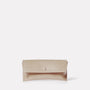 Kit Leather Glasses Case in Grey Front