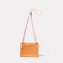 Lockie Boundary Leather Crossbody Lock Bag in Apricot Back