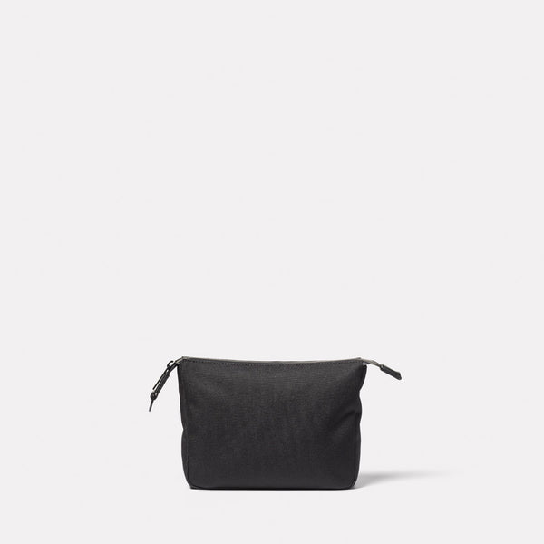 Wiggy Travel Cycle Recycled Wash Bag in Black Front