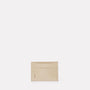 Pete Calvert Leather Card Holder in Grey Front