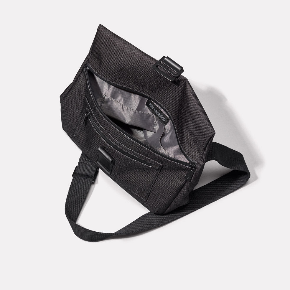 Travis Travel and Cycle Satchel in Black