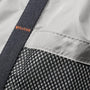 Harvey Packable Drawstring Tote/Backpack in Navy and Grey stiching