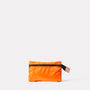 Herbert Packable Zip Top Belt Bag in Orange back no straps