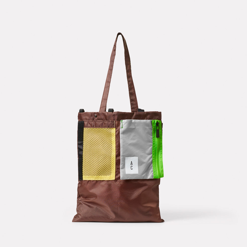 Herve Packable Pouch in Brown