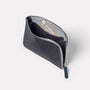 Hocker Medium Leather Purse in Dark Skies Inside