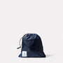 Hoff Packable Holdall in Navy and Grey folded 